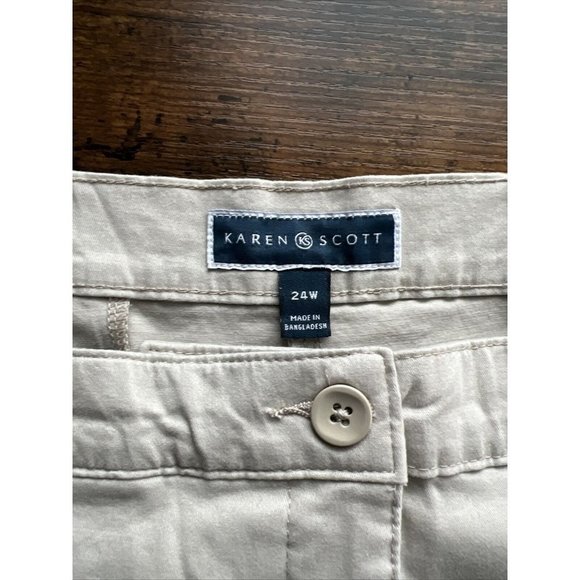 Karen Scott Comfort Capri Pants - Size 24W, NWT - Picture 6 of 14